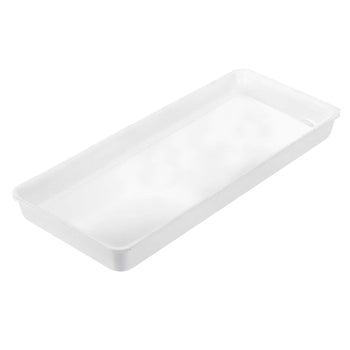 Prostokątna miska do prezentacji potraw - 530 x 200 x 40 mm - biała - Prime Gastro