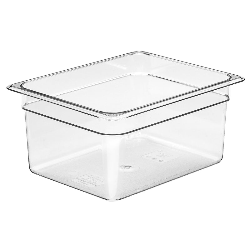 (6 sztuk) CAMBRO | CAMWEAR® - Pojemnik z poliwęglanu GN 1/2 - Przezroczysty - Głębokość: 150 mm