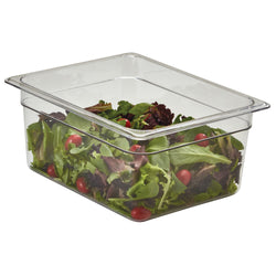 (6 sztuk) CAMBRO | Camview® - pojemnik GN z kopolimeru 1/2 - przezroczysty - wysokość: 150 mm - nie zawiera BPA