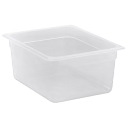 (6 sztuk) CAMBRO | Pojemniki GN z polipropylenu 1/2 - mleczne - wysokość: 150 mm