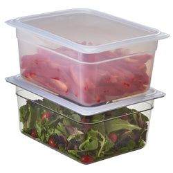 (6 sztuk) CAMBRO | Pojemniki GN z polipropylenu 1/2 - mleczne - wysokość: 150 mm