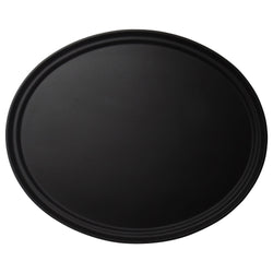 (6 szt.) CAMBRO | CAMTREAD® - Taca z włókna szklanego - owalna - 685x560mm - niskoprofilowa - czarna