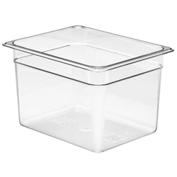 (6 sztuk) CAMBRO | CAMWEAR® - Pojemnik z poliwęglanu GN 1/2 - Przezroczysty - Głębokość: 200 mm