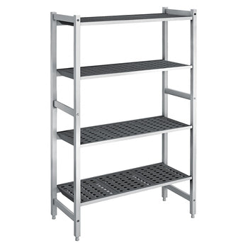 Aluminiowa półka podstawowa – 960 x 1800 mm – nośność: 900 kg - Prime Gastro