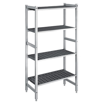 Aluminiowa półka podstawowa – 660 x 1800 mm – nośność: 900 kg - Prime Gastro