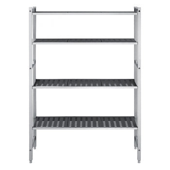 Aluminiowa półka podstawowa – 1320 x 1800 mm – nośność: 900 kg - Prime Gastro