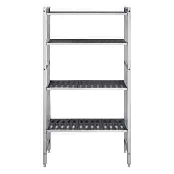 Aluminiowa półka podstawowa – 780 x 1800 mm – nośność: 900 kg - Prime Gastro