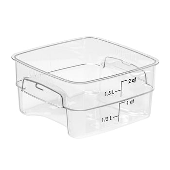 (6 szt.) CAMBRO | CAMWEAR® - Pojemnik FreshPro - 1,9 litra - Przezroczysty - Prime Gastro