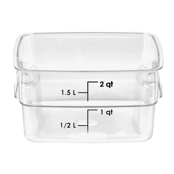 (6 szt.) CAMBRO | CAMWEAR® - Pojemnik FreshPro - 1,9 litra - Przezroczysty - Prime Gastro