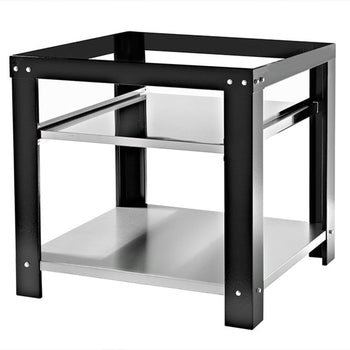 Gazowy piec do pizzy - 8 x 30 cm - Cyfrowy - włącznie z ramą podstawy - Prime Gastro