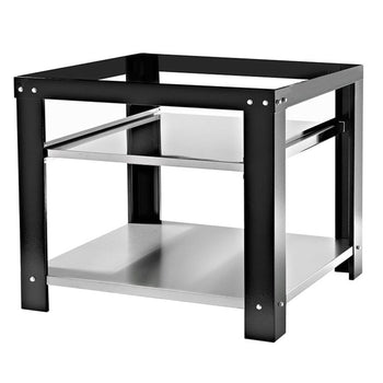 Gazowy piec do pizzy - 12 x 30 cm - Cyfrowy - włącznie z ramą podstawy - Prime Gastro