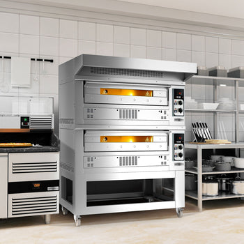 (2 szt.) Gazowy piec do pizzy - 6+6x 35cm - Manualny - Prime Gastro