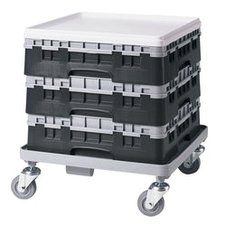 CAMBRO | CAMRACK® - kosz do mycia szklanek 1/1 z 1 przedłużką - 500x500mm - 30 przegródek - Czarny