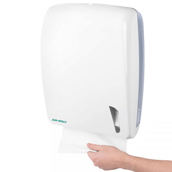 AIR-WOLF | Dozownik ręczników papierowych - na 750 ręczników - ABS plastik - biały - Prime Gastro