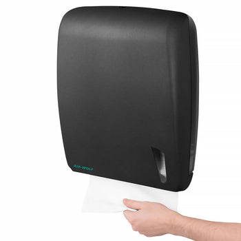 AIR-WOLF | Dozownik ręczników papierowych - na 750 ręczników - ABS plastik - antracytowy - Prime Gastro
