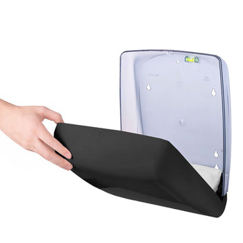 AIR-WOLF | Dozownik ręczników papierowych - na 750 ręczników - ABS plastik - antracytowy - Prime Gastro