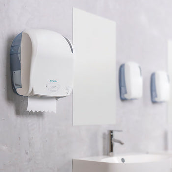 AIR-WOLF | Dozownik ręczników w rolce Autocut - ABS plastik - biały - Prime Gastro