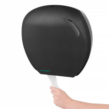 AIR-WOLF | Dozownik dużych rolek papieru toaletowego - na 1 dużą rolkę do 290 mm - tworzywo ABS - antracytowy - Prime Gastro