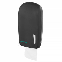 AIR - WOLF | Dozownik papieru toaletowego - do 500 pojedynczych arkuszy - tworzywo ABS - antracytowy