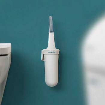 AIR-WOLF | Uchwyt na szczotkę WC - zamknięty - ABS - plastik - biały - Prime Gastro