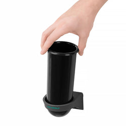 AIR - WOLF | Uchwyt na szczotkę do WC - zamknięty - ABS plastik - antracytowy