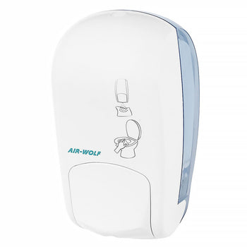 AIR-WOLF | Środek do czyszczenia muszli klozetowej z przyciskiem - 1000ml - ABS plastik - biały - Prime Gastro