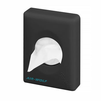 AIR-WOLF | Dozownik torebek sanitarnych na maksymalnie 25 woreczków sanitarnych - tworzywo ABS - antracytowy - Prime Gastro