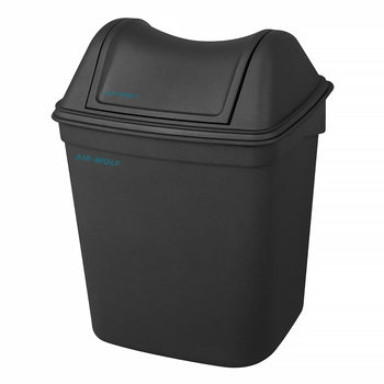 AIR-WOLF | Pojemnik na odpady higieniczne z pokrywą - 8 litrów - ABS plastik - antracytowy - Prime Gastro