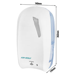 AIR - WOLF | Dozownik mydła z czujnikiem - 1200ml - ABS plastik - biały