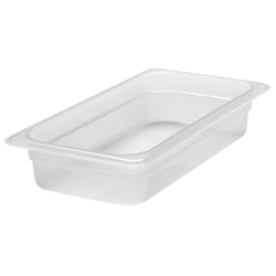 (6 sztuk) CAMBRO | Pojemniki GN z polipropylenu 1/3 - mleczne - wysokość: 65 mm