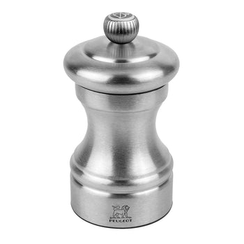 (6 sztuk) PEUGEOT | BISTRO HORECA Chef - Młynek do soli - Stal nierdzewna - Wysokość: 100 mm - Prime Gastro