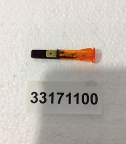 Lampka kontrolna - 400V żółta/pomarańczowa - Ø10 mm