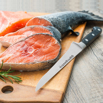 Zestaw noży Classic - 8 sztuk - z rolkową torbą - Prime Gastro