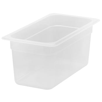 (6 sztuk) CAMBRO | Pojemniki GN z polipropylenu 1/3 - mleczne - wysokość: 150 mm - Prime Gastro