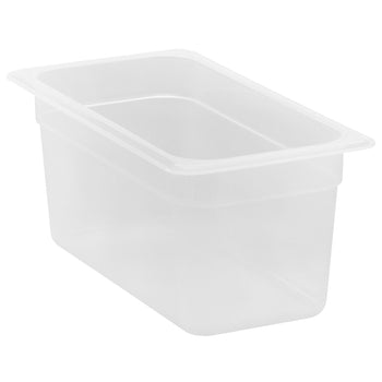 (6 sztuk) CAMBRO | Pojemniki GN z polipropylenu 1/3 - mleczne - wysokość: 150 mm - Prime Gastro