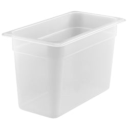 (6 sztuk) CAMBRO | Pojemniki GN z polipropylenu 1/3 - mleczne - wysokość: 200 mm
