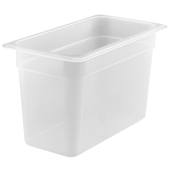 (6 sztuk) CAMBRO | Pojemniki GN z polipropylenu 1/3 - mleczne - wysokość: 200 mm - Prime Gastro