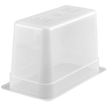 (6 sztuk) CAMBRO | Pojemniki GN z polipropylenu 1/3 - mleczne - wysokość: 200 mm - Prime Gastro