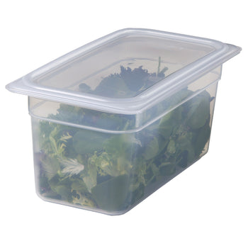 (6 sztuk) CAMBRO | Pokrywki polipropylenowe GN 1/4 - hermetyczne - mleczne - Prime Gastro
