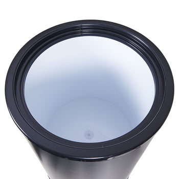 GASTRO-COOL | Chłodziarka imprezowa / pojemnik chłodniczy - 41 litrów - szklana pokrywa & kółka - czarna - Prime Gastro