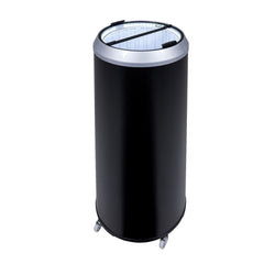 GASTRO - COOL | Chłodziarka imprezowa / pojemnik chłodniczy - 71 litrów - szklana pokrywa & kółka - czarna