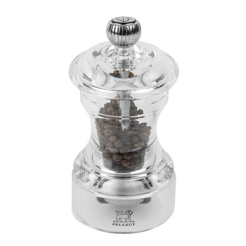 (12 sztuk) PEUGEOT | BISTRO HORECA - Młynek do pieprzu - Akrylowy - Wysokość: 100mm - Prime Gastro