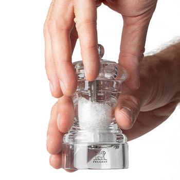 (12 sztuk) PEUGEOT | BISTRO HORECA - Młynki do soli i pieprzu - akryl - wysokość: 100 mm - Prime Gastro