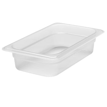 (6 sztuk) CAMBRO | Pojemniki GN z polipropylenu 1/4 - mleczne - wysokość: 65 mm - Prime Gastro