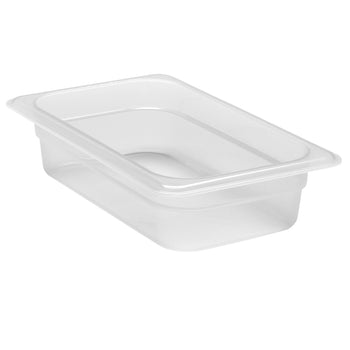(6 sztuk) CAMBRO | Pojemniki GN z polipropylenu 1/4 - mleczne - wysokość: 65 mm - Prime Gastro
