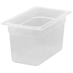 CAMBRO | (6 sztuk) GN pojemnik z polipropylenu GN 1/4 - mleczny - głębokość: 150mm