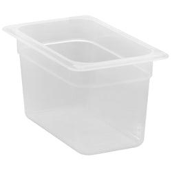 CAMBRO | (6 sztuk) GN pojemnik z polipropylenu GN 1/4 - mleczny - głębokość: 150mm
