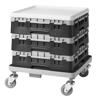 CAMBRO | CAMRACK® - kosz do mycia szklanek 1/1 - 49 przegródek - z 1 przedłużką - 500x500mm - Czarny - Prime Gastro