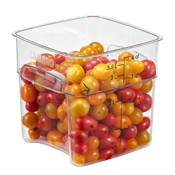 (6 szt.) CAMBRO | CAMWEAR® - Pojemnik FreshPro - 3,8 litra - Przezroczysty - Prime Gastro