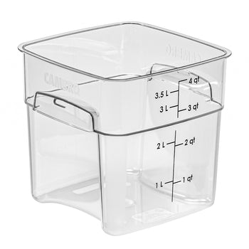 (6 szt.) CAMBRO | CAMWEAR® - Pojemnik FreshPro - 3,8 litra - Przezroczysty - Prime Gastro
